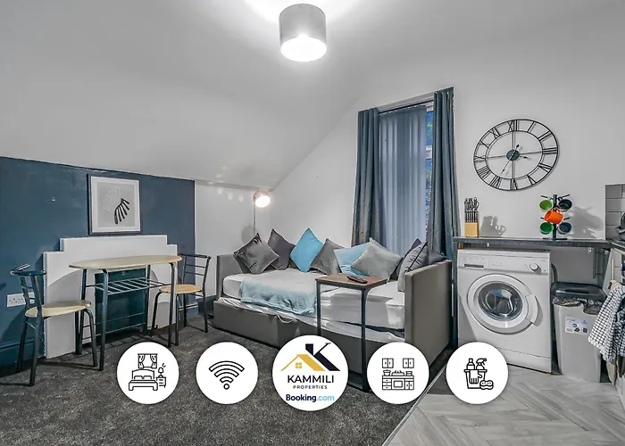 Cosy Apt By Kammili Properties - Manchester With Free Parking, Near City Centre